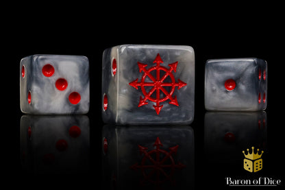 Chaos Demon Dice - Red Star