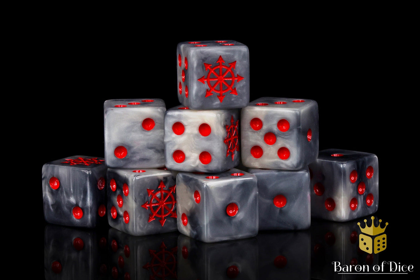 Chaos Demon Dice - Red Star