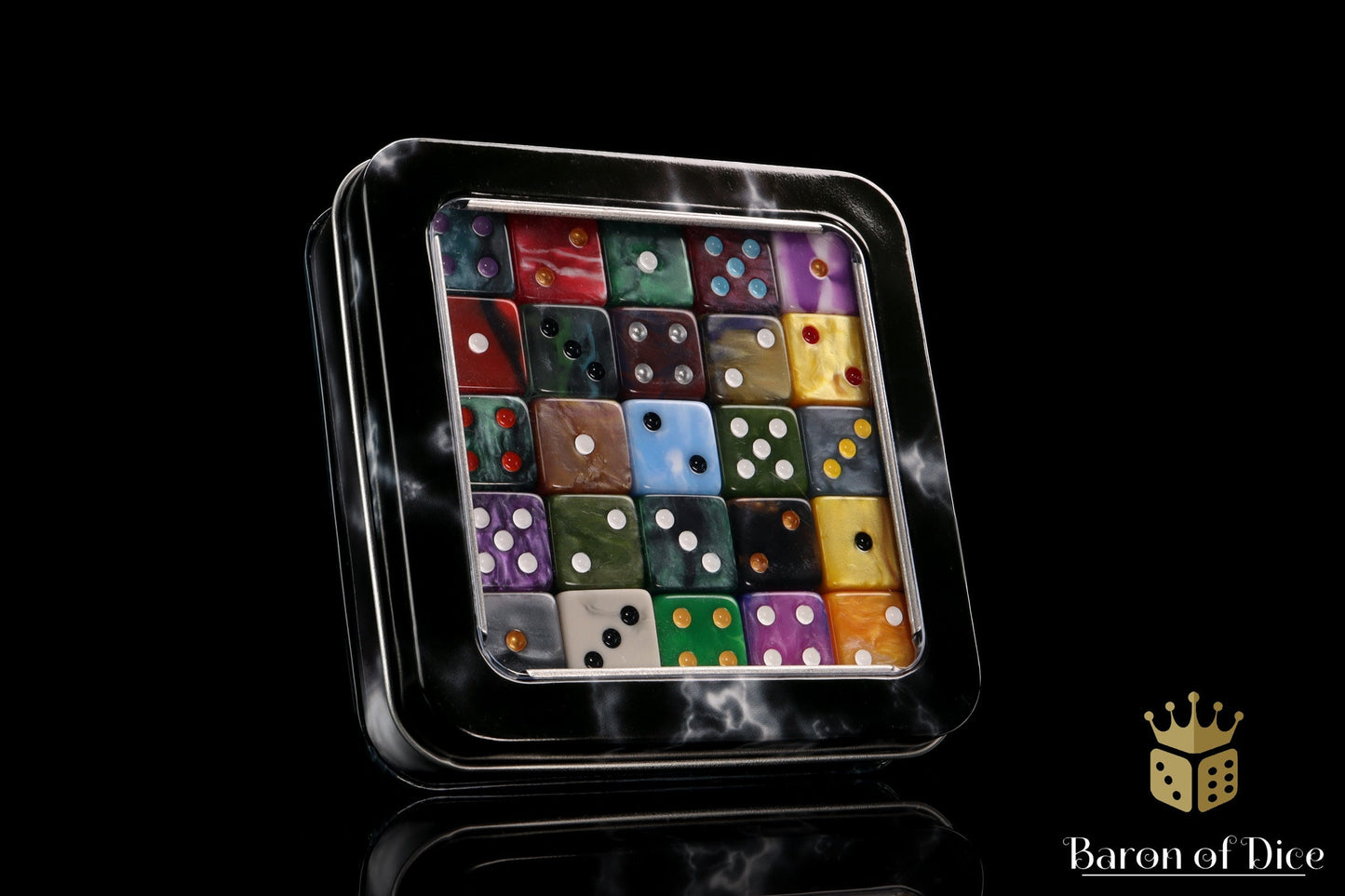 Children Of Profligacy Dice - Silver Inlay