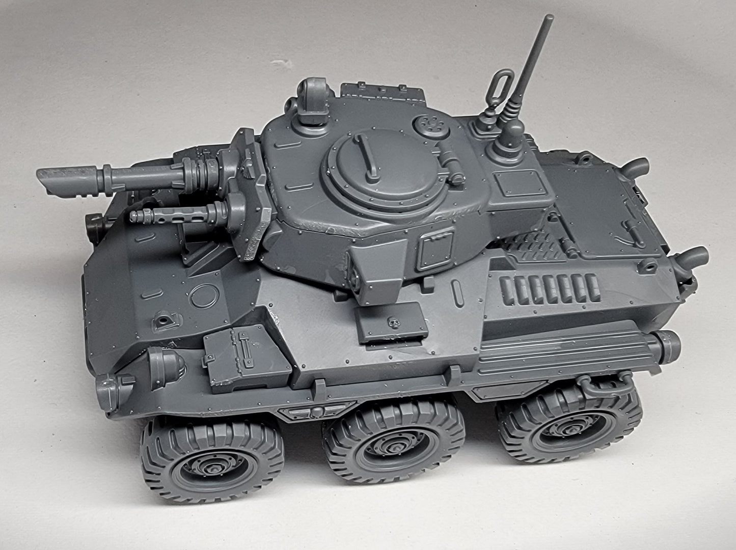 Hippogriff AFV turret built with the Heavy Lascannon and coaxial Heavy Stubber