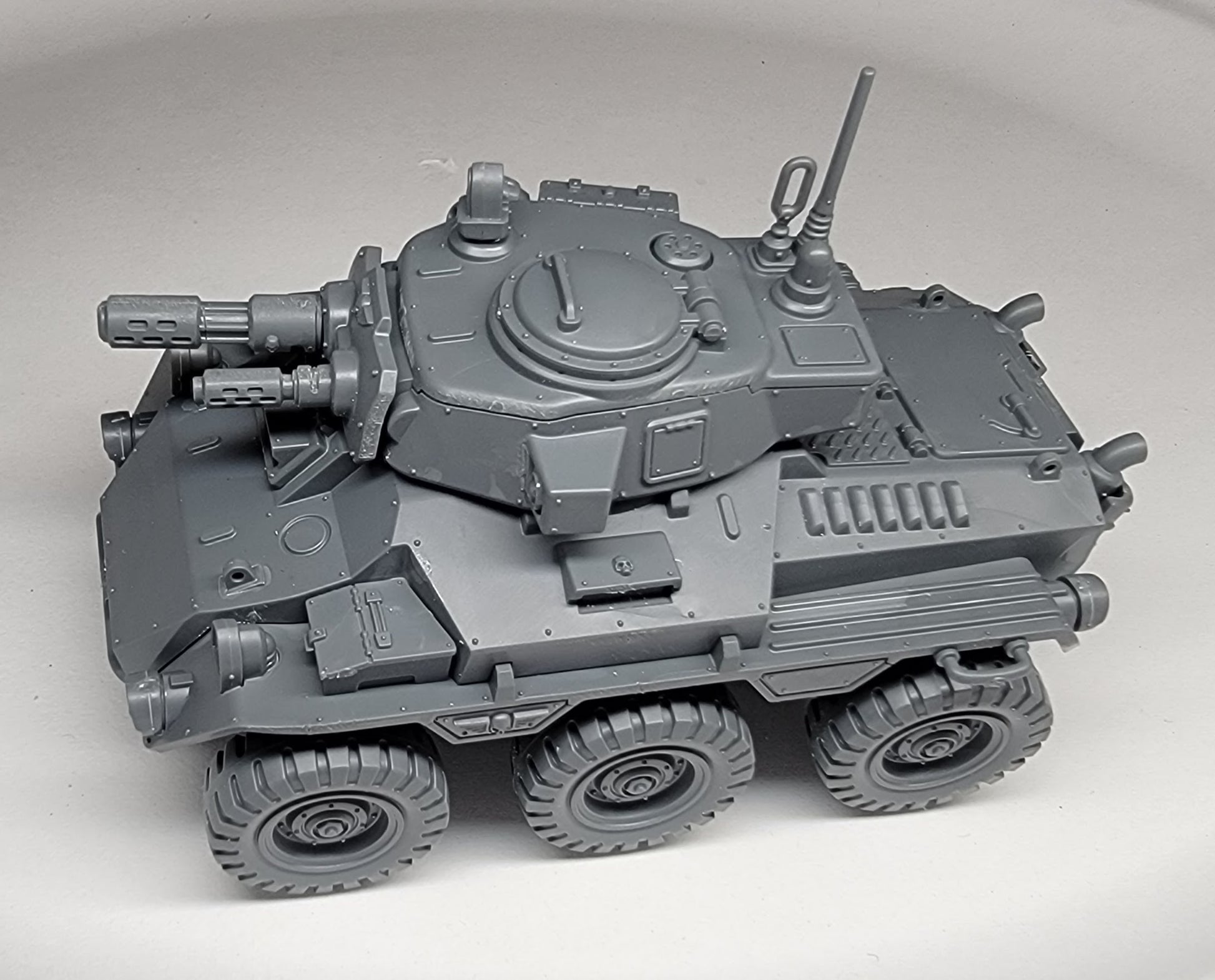 Hippogriff AFV turret built with the Melta Cannon and coaxial Meltagun