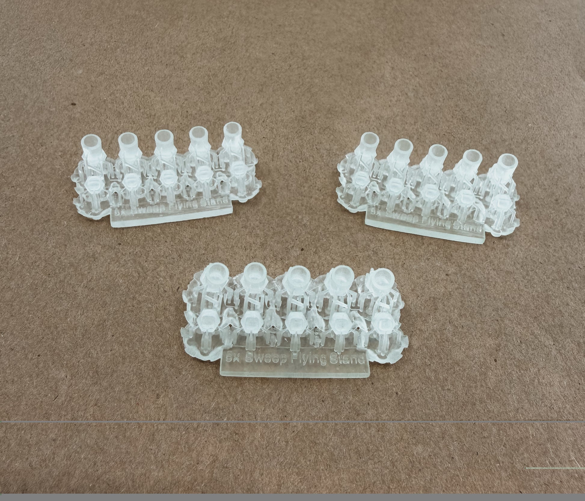 Magnetic hex plug caps for swoop peg flight stands with N52 neodymium magnets for warhammer miniatures