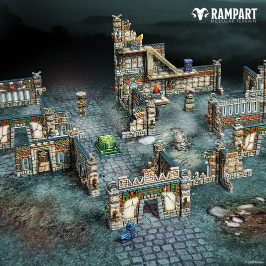 Kazumi Temple - Rampart Magnetic Modular Terrain - Magnet Baron