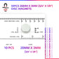 10pcs 20mm x 3mm (3/4" x 1/8") Disc Magnets
