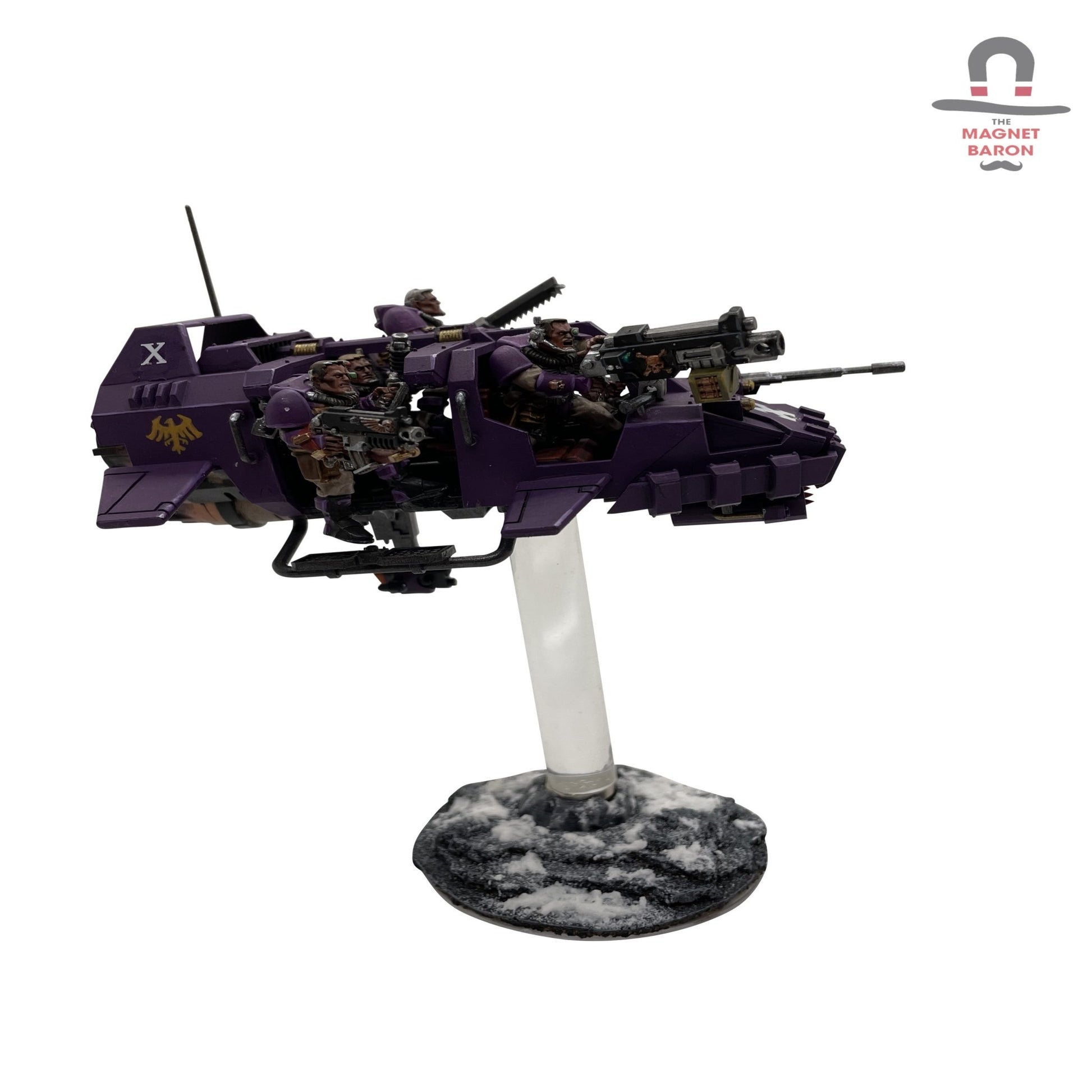 2 Sets Large Flat Magnetic Flight Stands - Magnet Baron