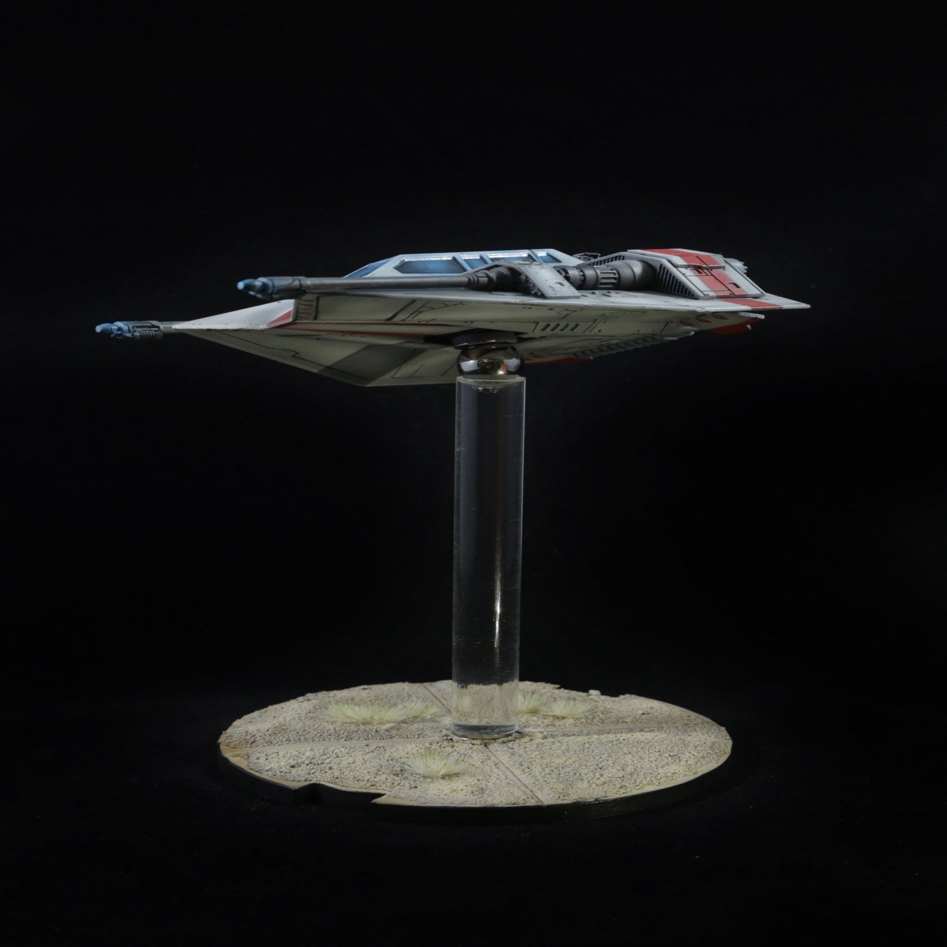 3 Sets Large Posable Magnetic Flight Stands Snowspeeder Fluttercraft Compatible - Tal - Magnet Baron