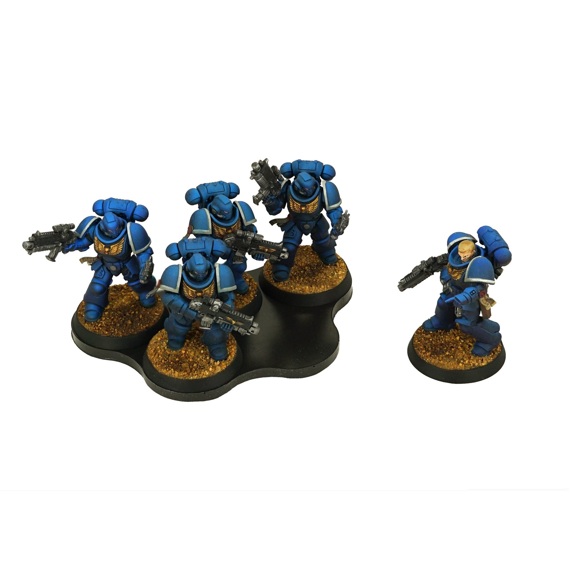 6pcs 5 - Man Cloud Plasteel & Adhesive Ferro - Magnetic Movement Tray - Magnet Baron