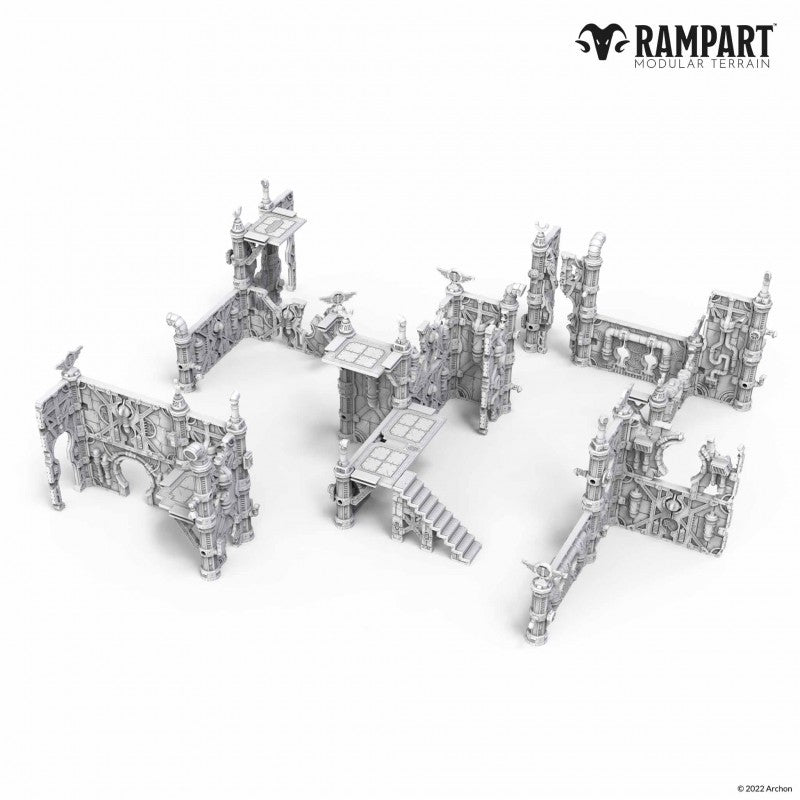 Cobalt Foundry - Rampart Magnetic Modular Terrain - Magnet Baron