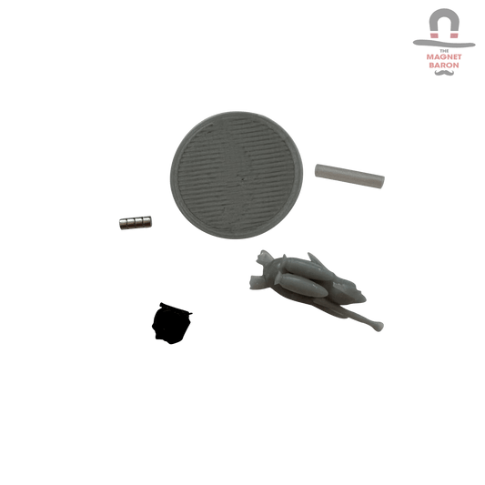 Jetpack Bazooka Penguin - Magnet Baron